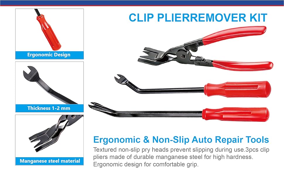 car clip pliers, car clip remover tool