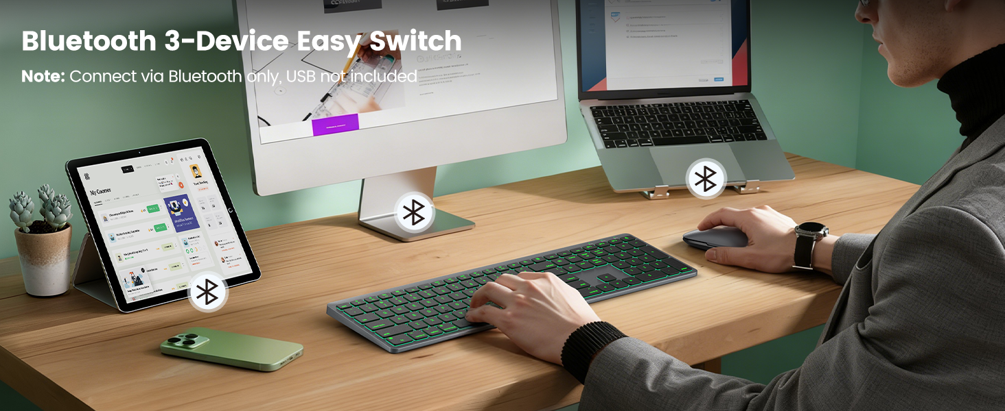 Bluetooth 3-Device Easy Switch