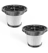 HEPA Filter Replacement for Cordless Vacuum Cleaner 2 Pack, Washable &amp; Reusable High-Efficiency F...