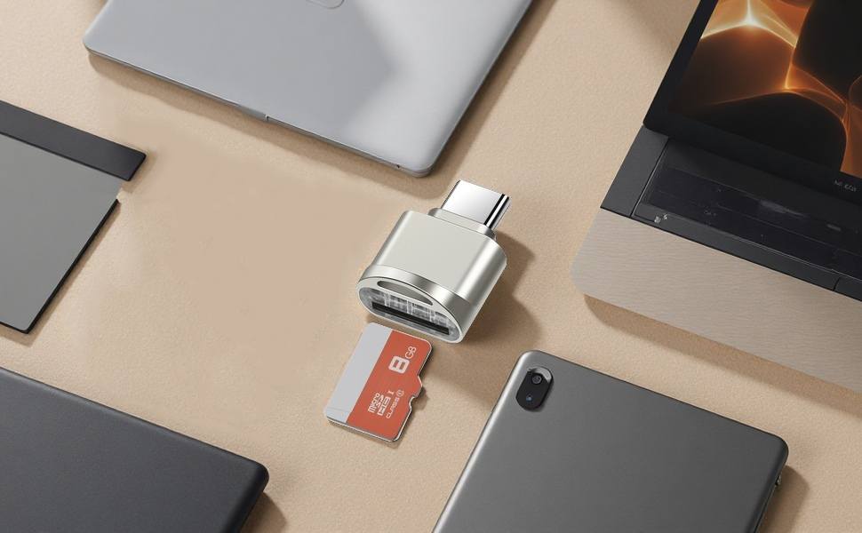 USB OTG Card Reader for Laptops