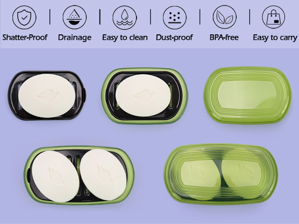 Plastic Large Travel Soap Case