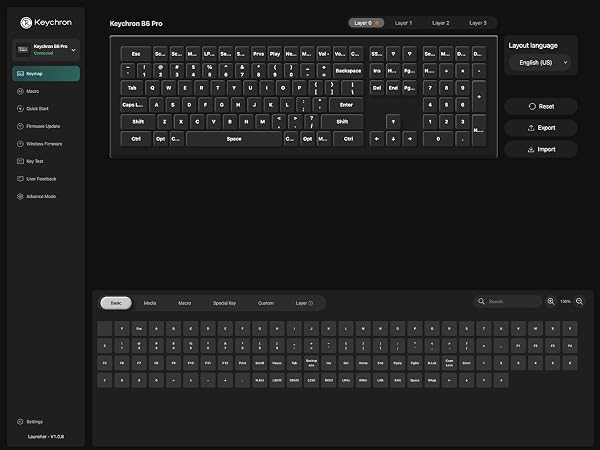 Keychron B6 Pro Keyboard and BM24 Mouse Wireless Combo