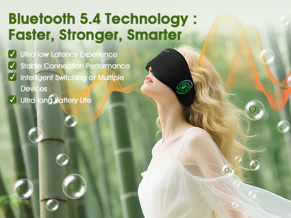 sleep mask with bluetooth headphones