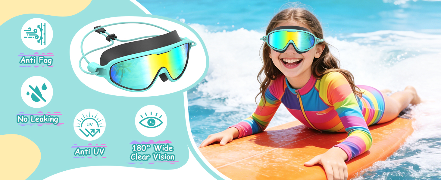 DK02 kids swim goggles