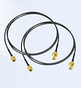 SMA Male to SMA Female Bulkhead Low Loss RG174 RF Coaxial Extension Cable