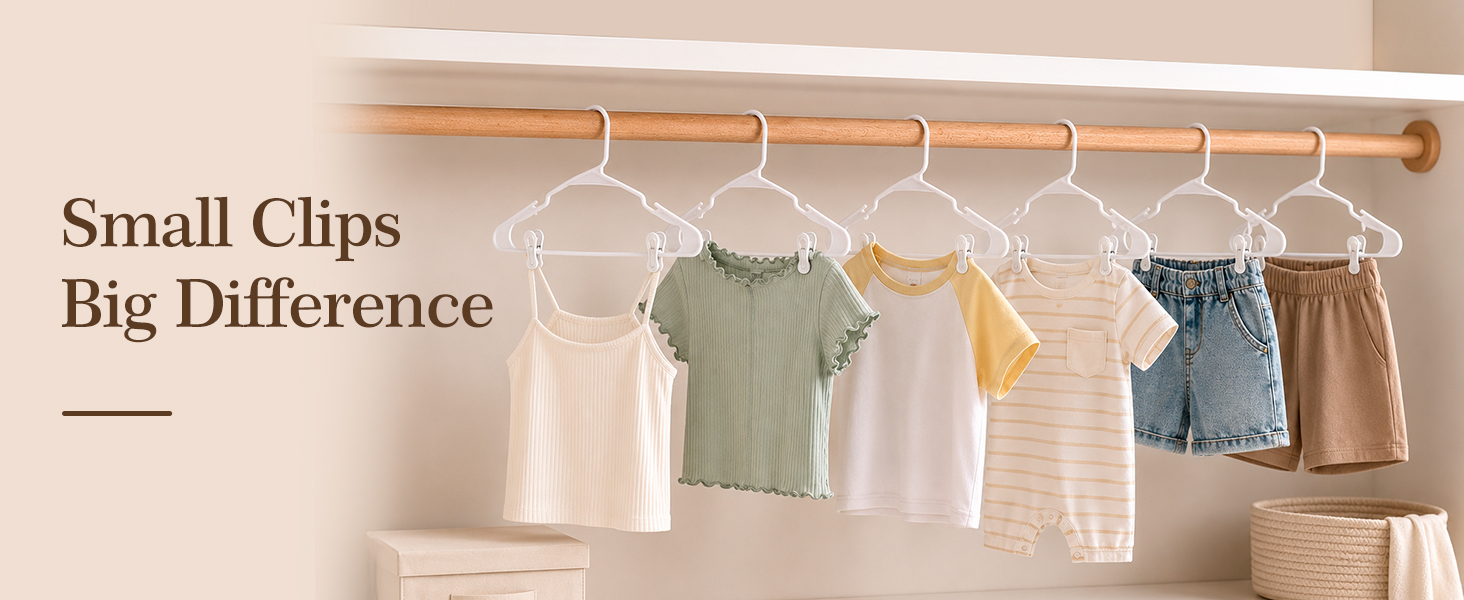 Clips for Baby Hanger