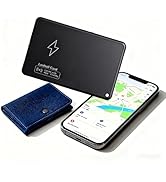 Wallet Tracker Card, Ultrathin GPS Tracker for Wallets Work with Apple Find My (iOS Only), Wirele...