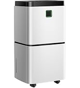 ARLIME 30 Pints Dehumidifier, 1500 Sq. Ft Home Dehumidifier w/ 3 Color LED Light, 3 Modes &amp; 2 Spe...