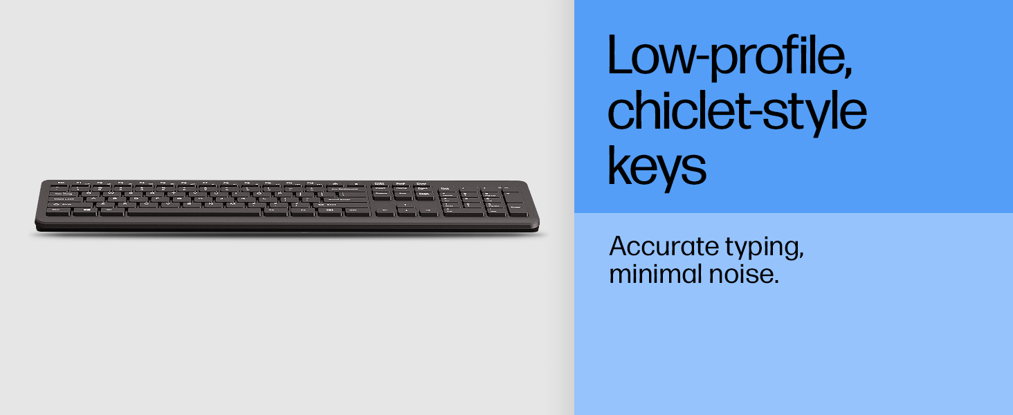 Low-profile, chiclet-style keys