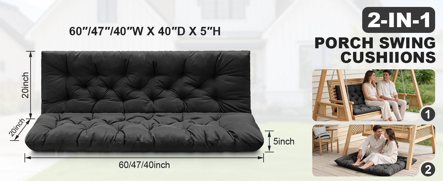 Outdoor Swing Cushions