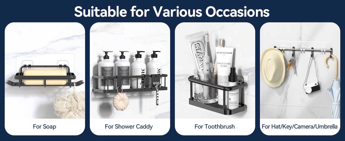 shower caddy adhesive replacement