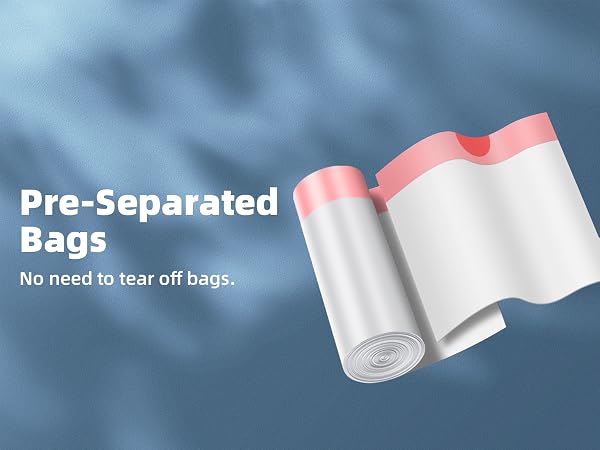 1.6 Gallon Drawstring Trash Bags