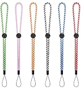 YOUOWO Wrist Lanyards 6 Pack wrist strap for phone Adjustable Length Lanyards for Flashlight Wall...