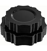 COLOSUS Black Disposable plastic plates set 60pcs(30guest) Dinner plates and Dessert Plates Heavy...
