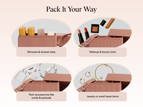 Kitsch 4-Compartment Travel Soap Case