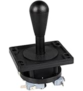 American Style Arcade Competition 2Pin Joystick BLACK Switchable From 8 Ways Operation, Elliptica...