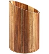 KITEISCAT Acacia Wood Utensil Holder for Kitchen Counter, Kitchen Utensil Holder for Spatula &amp; Co...