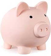 Piggy Bank, Unbreakable Plastic Money Bank, Coin Bank for Girls and Boys, Medium Size Piggy Banks...
