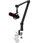 IXTECH Microphone Boom Arm with Desk Mount, 360° Rotatable, Adjustable and Foldable Scissor Mount...