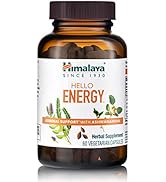Himalaya Hello Energy for Stamina &amp; Adrenal Support, 300 mg, 60 Capsules, 1 Month Supply