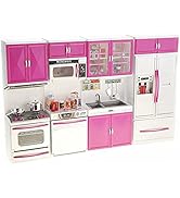 PowerTRC Modern Kitchen Toy Playset: Deluxe Kit Adventure, Lights, Sound, and Battery Operated | ...