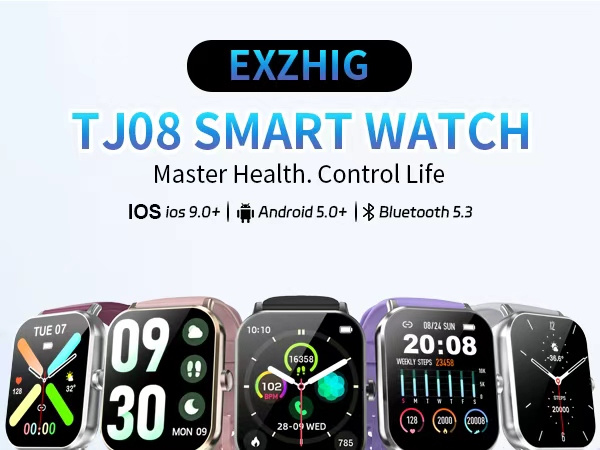 Step Tracker, New Gen Fitness Watch with 120+ Sports Modes, IP68 Waterproof