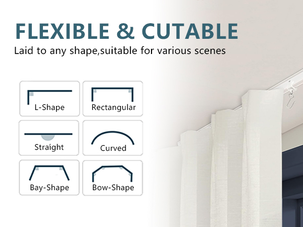 Flexible Curtain Track