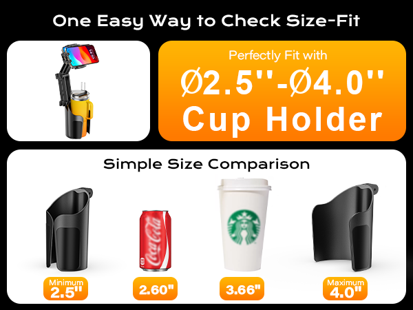 cup holder phone holder