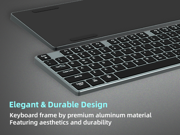 aluminum material keyboard