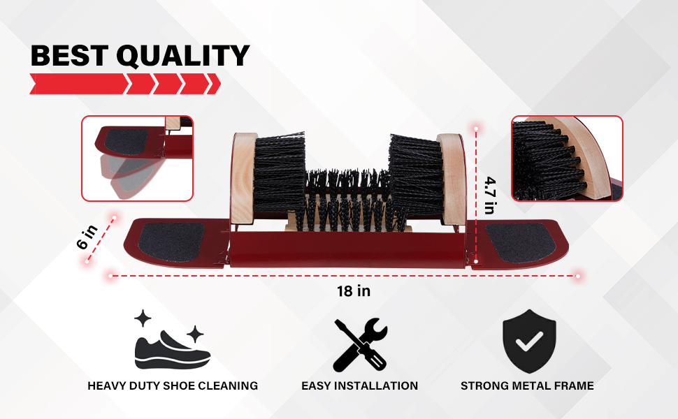 Shoe Brush Cleaner Scraper for Outdoors