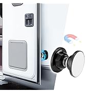 RV Magnetic Door Catch with Adhesives Screws - Easy to Install Camper Trailer Door Holder, Sturdy...