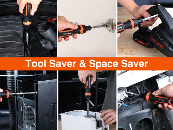 Ratcheting Screwdriver 9-In-1 Multi Screwdriver