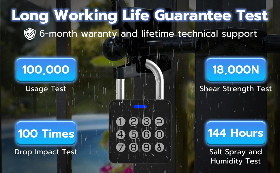 weatherproof padlock