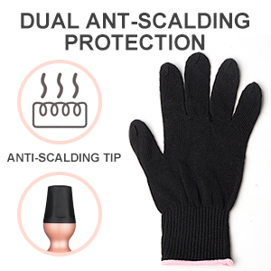 curling iron glove heat resistant