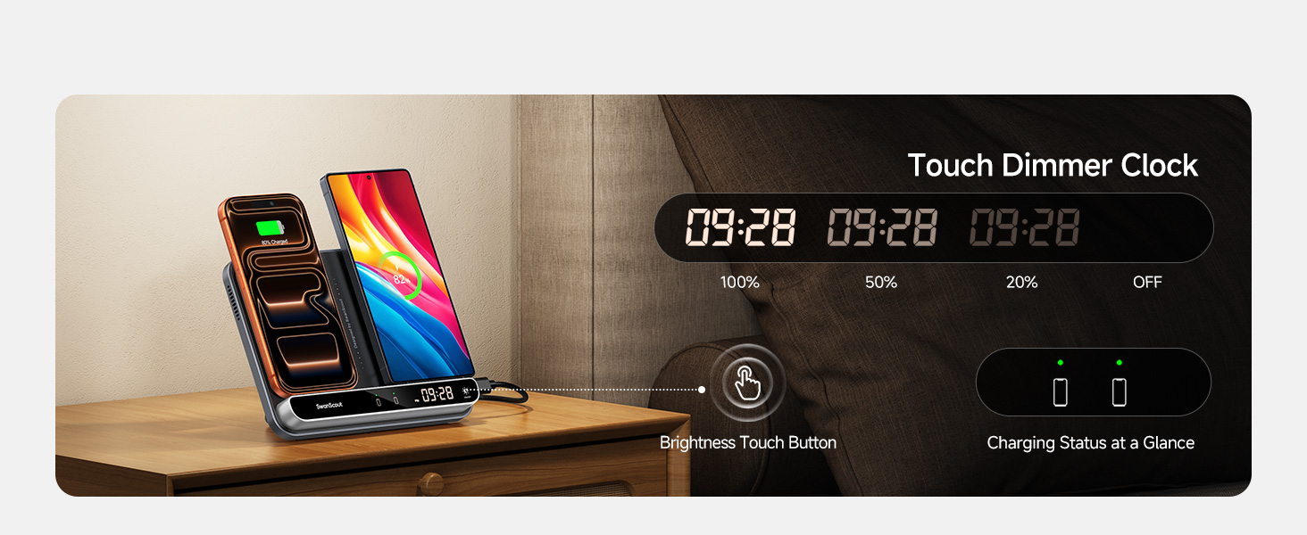 2 phone wireless charger