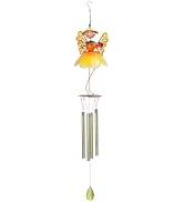MUMTOP Butterfly Wind Chimes for Outside, Metal Deep Tone Memorial Sympathy Wind Chime Fairy Wind...