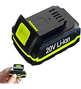 Leisch Life 20V MAX 4.0 Ah Lithium Ion Battery-Pack,Rechargeable Replacement Battery,for All 20V ...