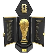 Officially Licensed FIFA World Cup 2026 Premium 260mm Trophy Replica – 24K Gold Plated Limited Ed...