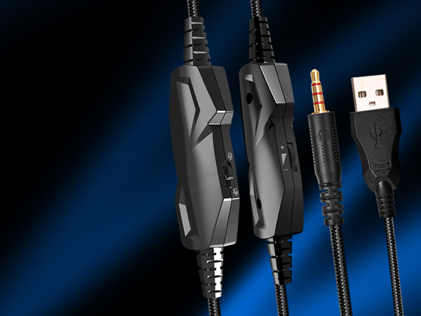 PS5 Headset with One-Touch Volume Switch