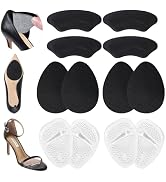 6 Pairs Heel Pads for Women - Non-Slip &amp; Pain-Relief, Breathable Heel Grips &amp; Cushioned Inserts f...