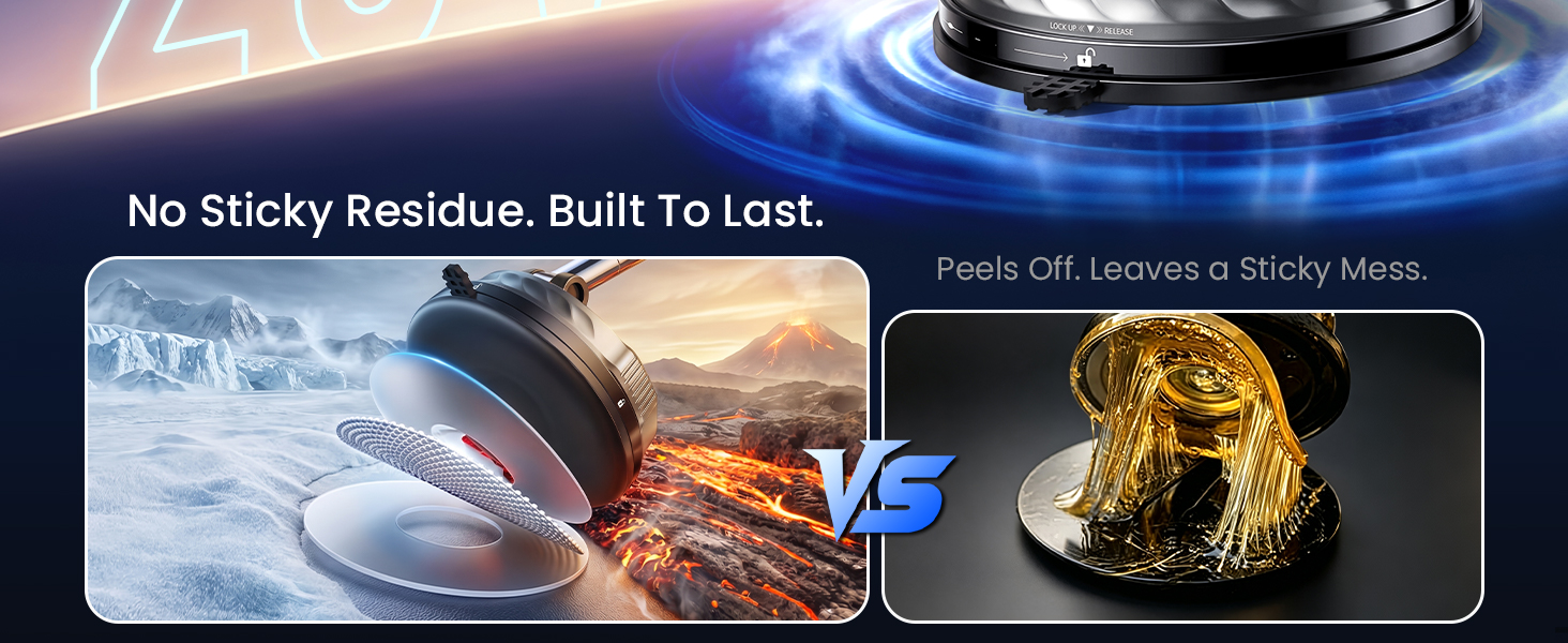 vacuum suction base car phone holder for iphone16/17/18promax