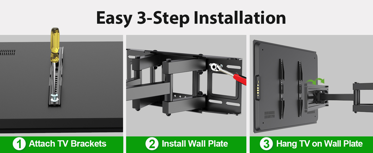 Swivel tv wall mount