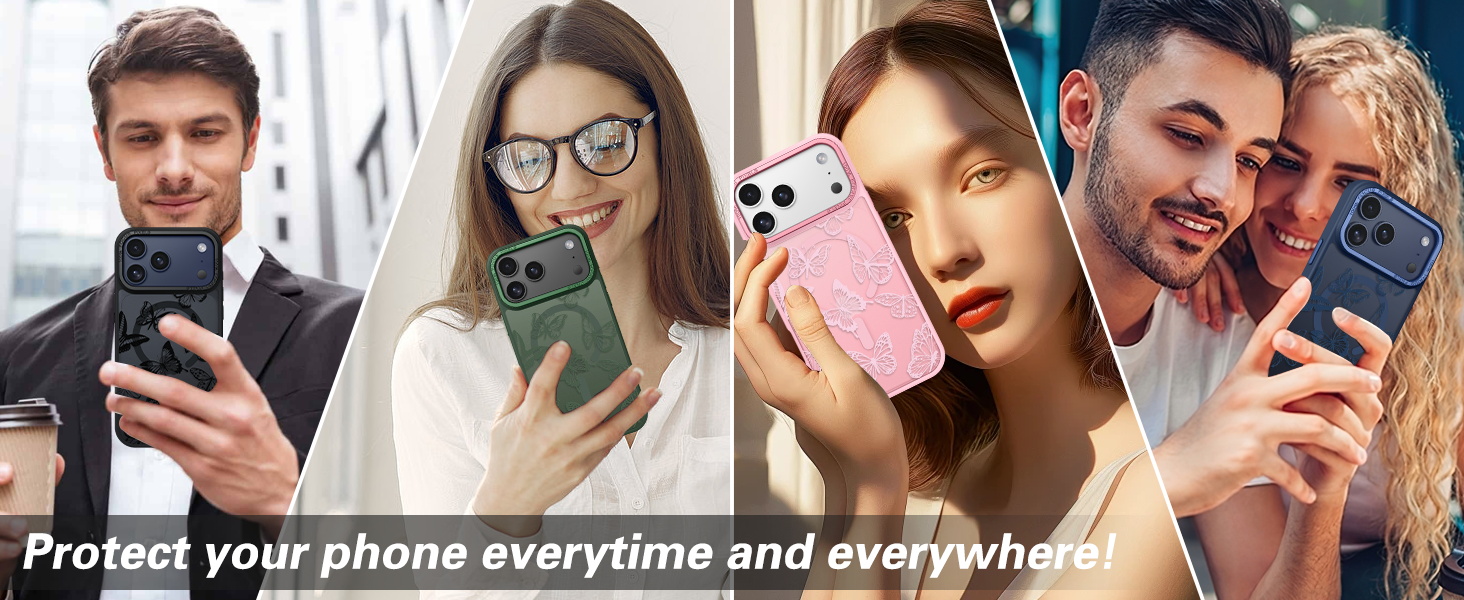 Translucent Matte Slim Shockproof Women Protective Cover for iPhone 17 Pro Max