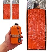Emergency Sleeping Bags 2 Pack | Portable Emergency Blanket Survival Gear