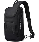 BANGE Sling Bag, Waterproof Men's Chest Bag Shoulder bags Crossbody Sling Backpack for Men…
