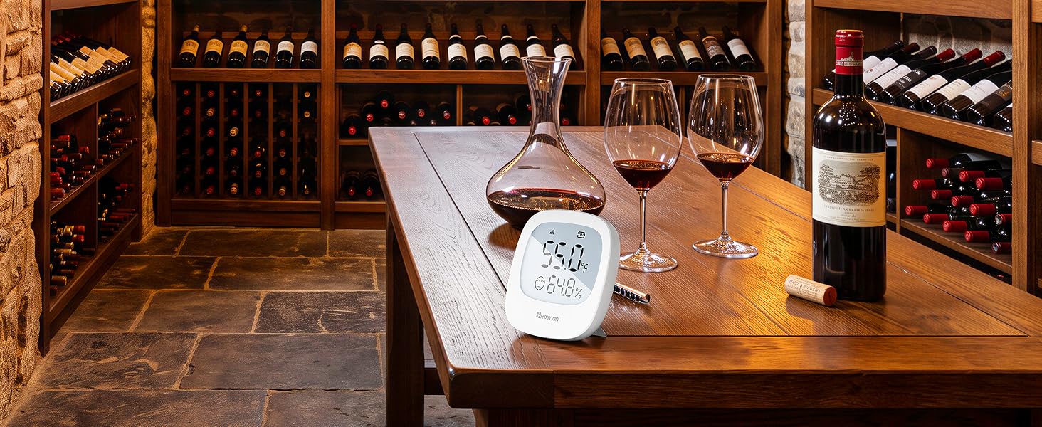 Room Thermometer Indoor Hygrometer, Digital Humidity Meter, APP Remote Alerts