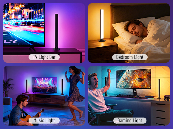 Smart RGB+IC LED Light Bars