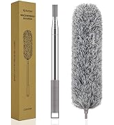 SetSail Extra-Long Dusters with Extension Pole 100-inch for Cleaning, Bendable Microfiber Head Wa...