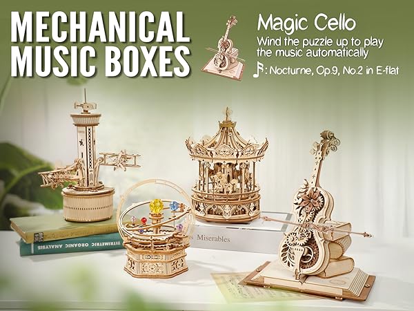 3d puzzles for adults wooden music box kit rokr 3d wooden puzzles for adults model kits for adults