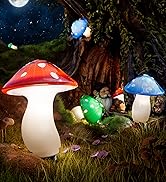 Solar Mushroom Lights